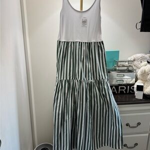 J. Crew White Crewneck Dress with Tag